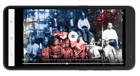Audioguide AG95:  reproduction de vidéo (audioguides, audioguide multimédia)
