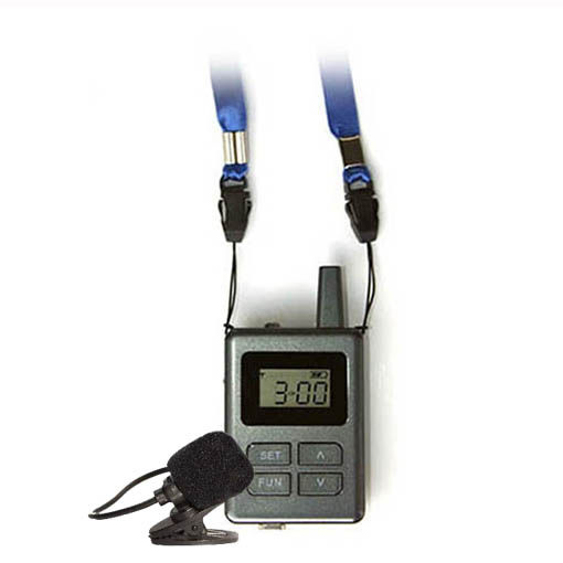 Emetteur radioguide (audiophone - système de visite audio guidée) modèle SPL-1360 magnétique