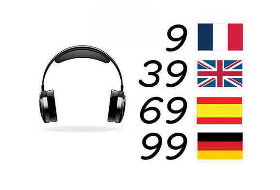 langues audioguide (audioguides)