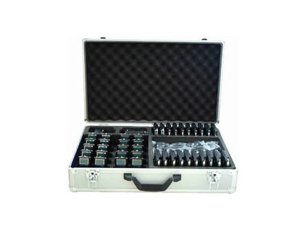 Valise de charge et transport SPL32 (audiophone, système de visite audio guidée, système de transmission de voix pour visites guidées)