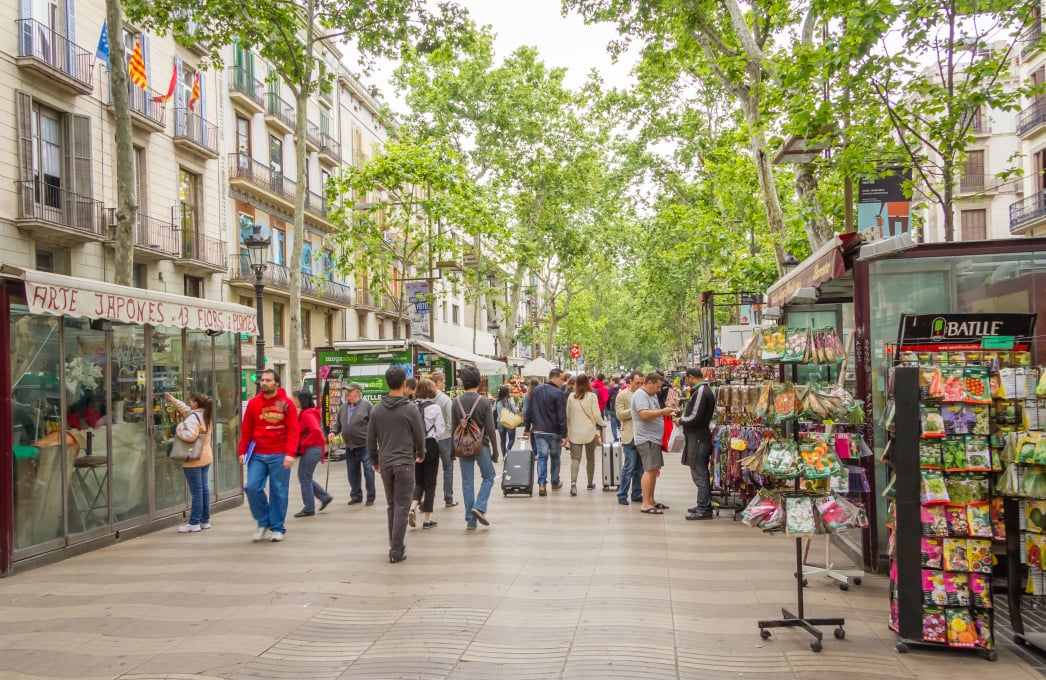 2. Audioguide de Barcelone. La rambla.