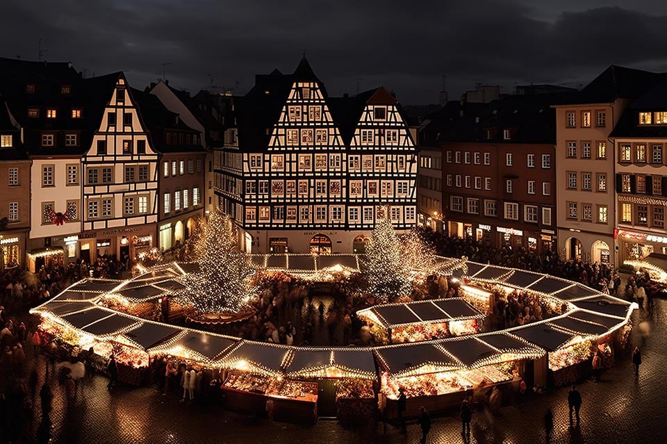 Audio guide Francfort- Marché de Noël de Römerberg