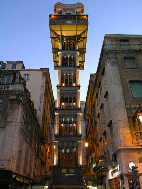 Audioguide de Lisbonna - Ascenseur de Santa Justa