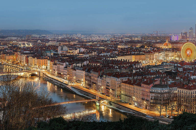 Audioguide de Lyon - Vue générale de Lyon