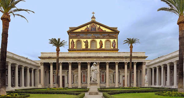 Audioguide de Rome - Basilique-Saint-Paul-Hour-les-Murs