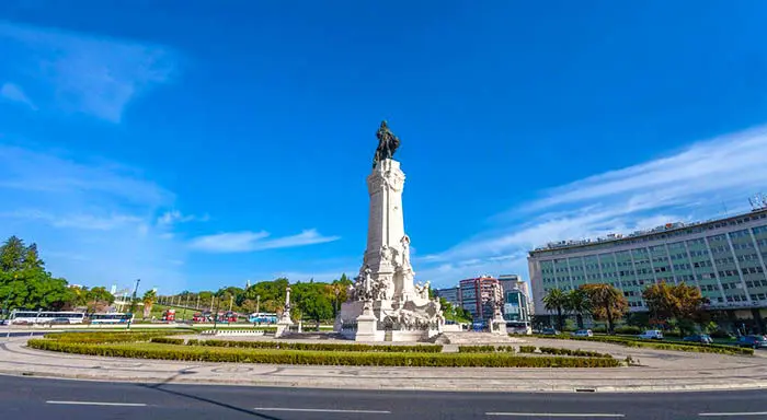 Audioguide de Lisbonna - Place-Monument du Marquis de Pombal